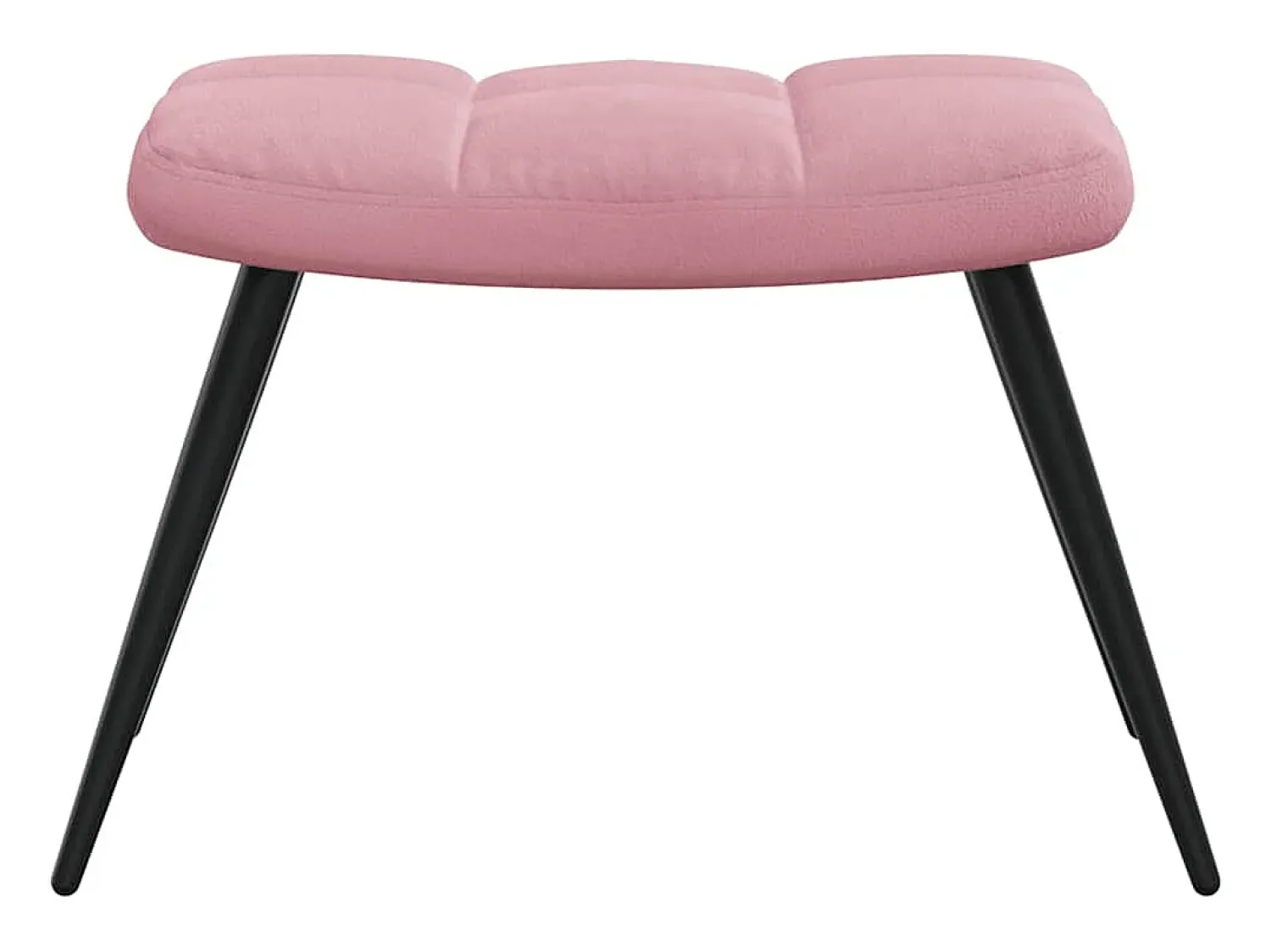 Hot Poltrona | Cadeira Relax com banco veludo SHL451315 Rosa