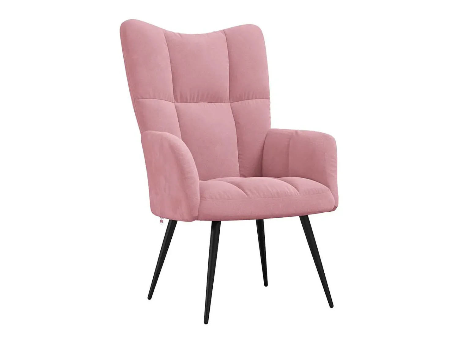 Hot Poltrona | Cadeira Relax com banco veludo SHL451315 Rosa