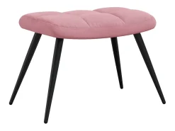 Hot Poltrona | Cadeira Relax com banco veludo SHL451315 Rosa