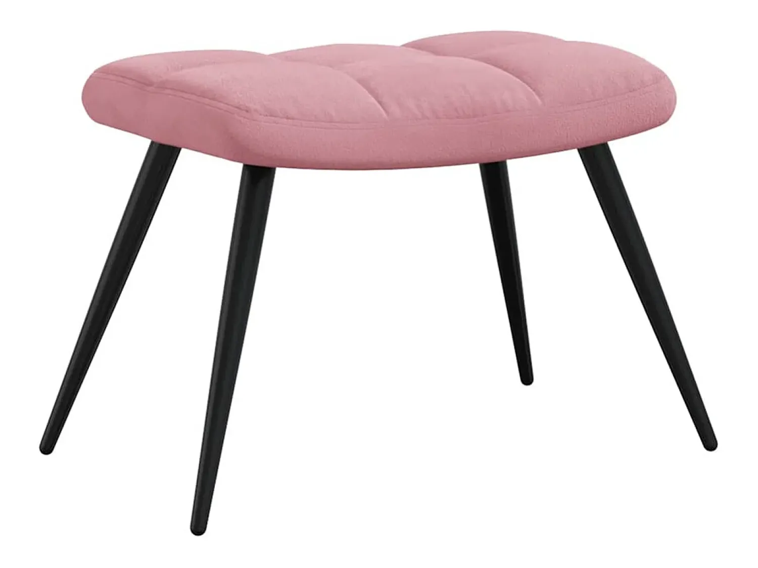 Hot Poltrona | Cadeira Relax com banco veludo SHL451315 Rosa