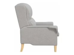 Clearance Poltrona | Cadeira Relax Cinza Nuvem 76x94x102 cm tecido SHL335537 Cinzento
