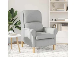 Clearance Poltrona | Cadeira Relax Cinza Nuvem 76x94x102 cm tecido SHL335537 Cinzento