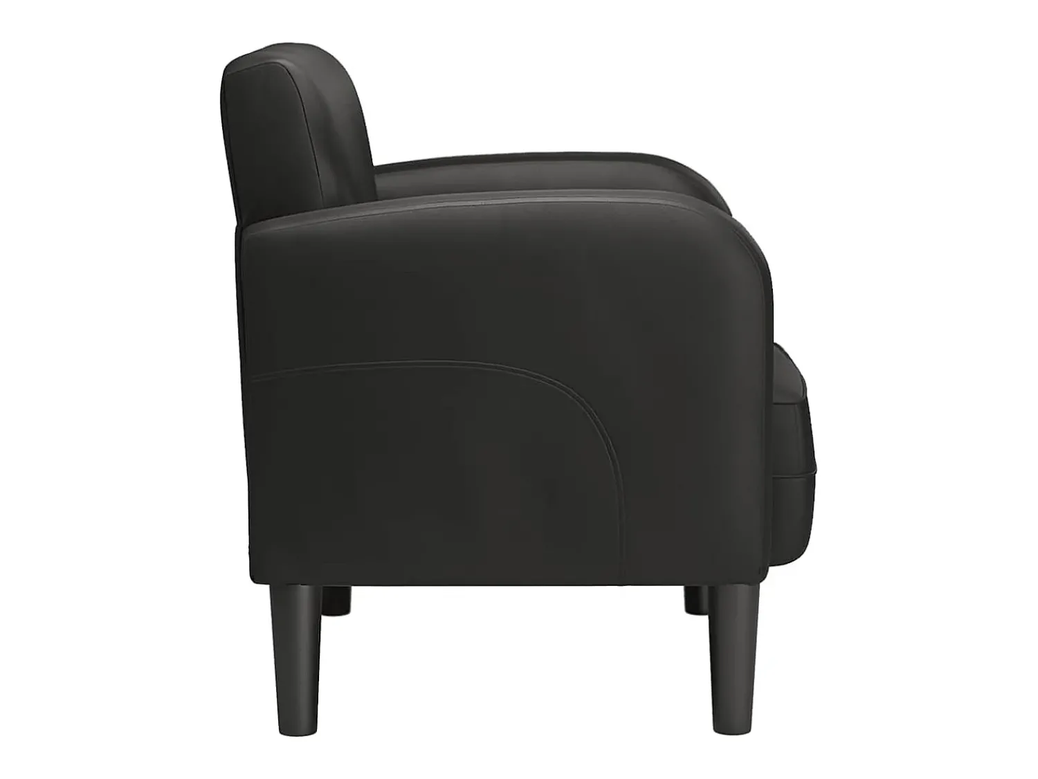 Poltrona | Cadeira Relax com apoios de braços 54 cm couro artificial SHL135572^ Poltrona