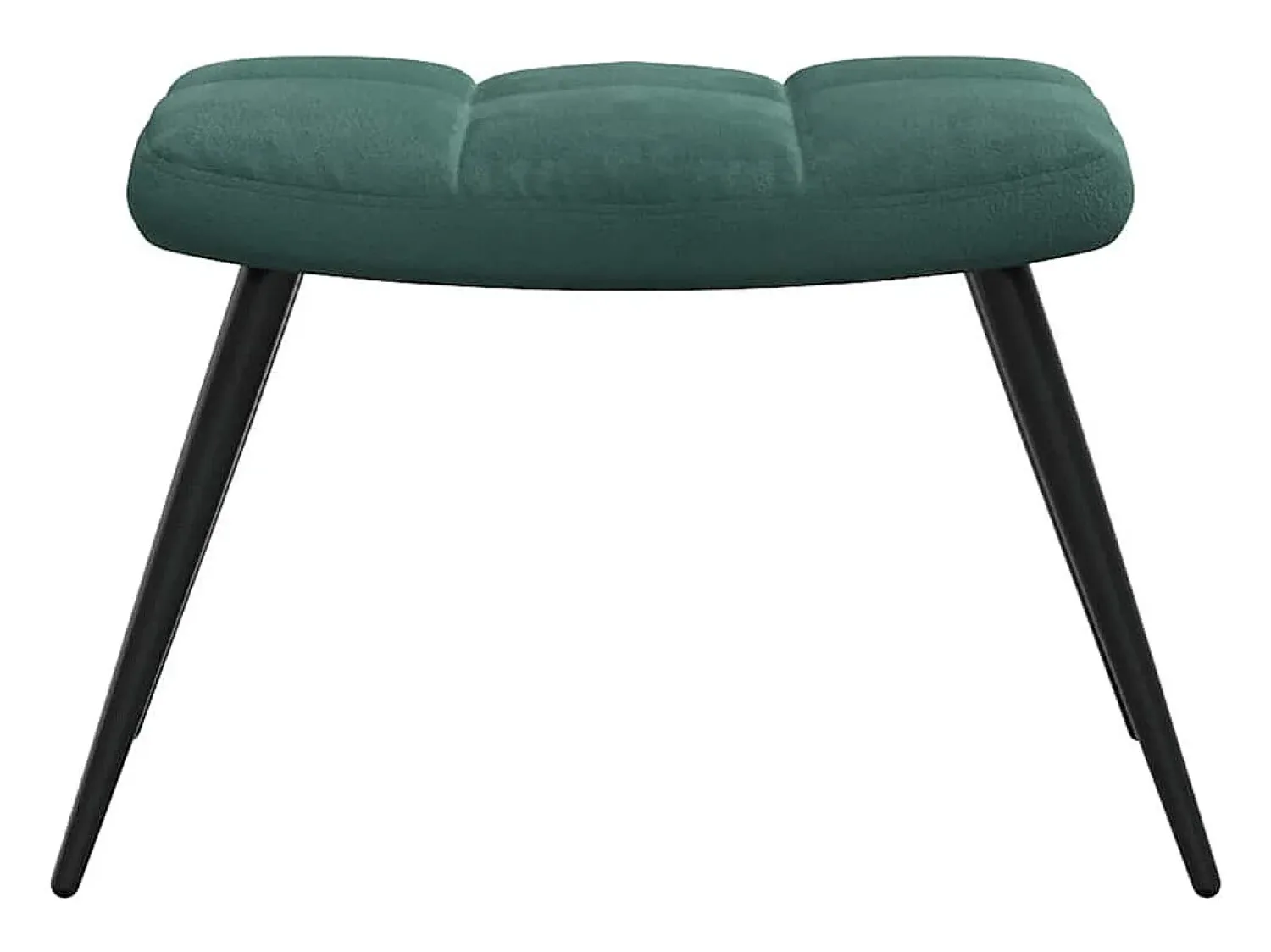 Poltrona | Cadeira Relax com banco veludo verde-escuro SHL139185^ Poltrona