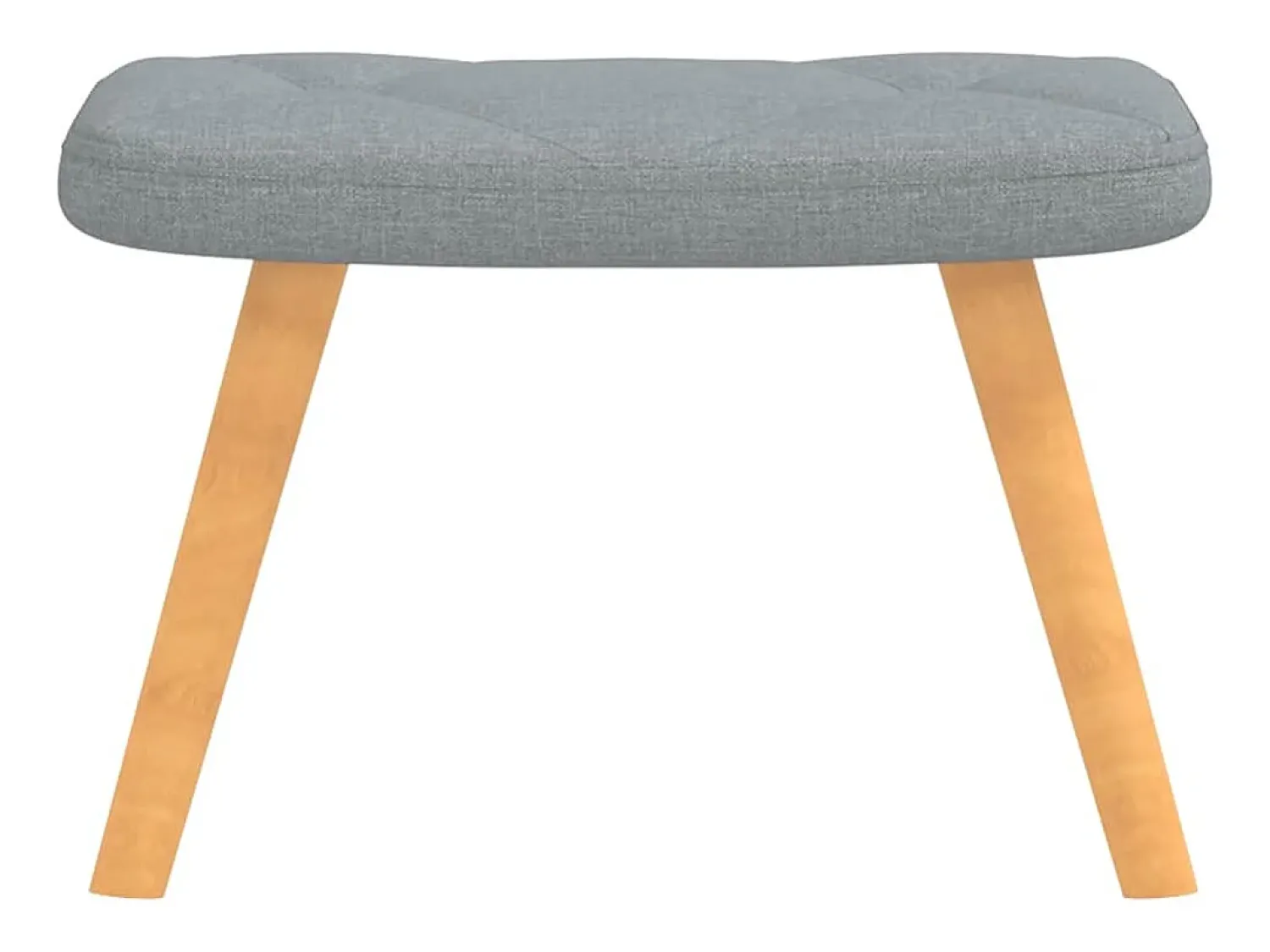 Poltrona | Cadeira Relax com banco tecido -claro SHL610419^ Poltrona