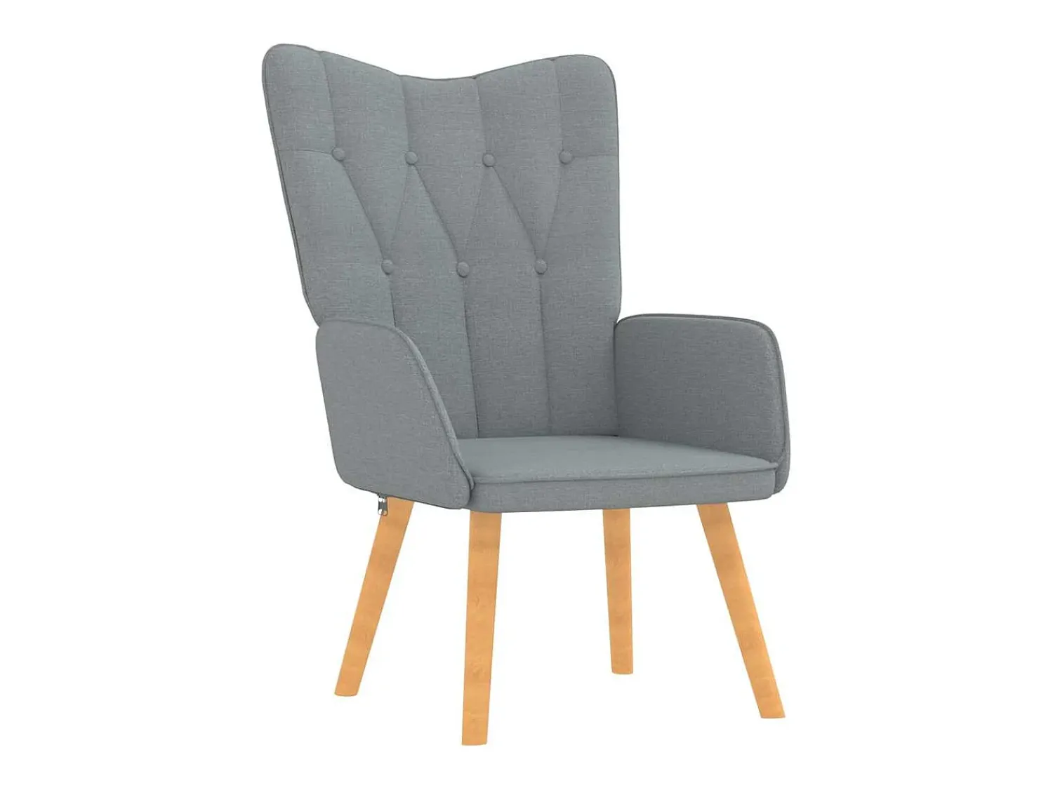 Poltrona | Cadeira Relax com banco tecido -claro SHL610419^ Poltrona
