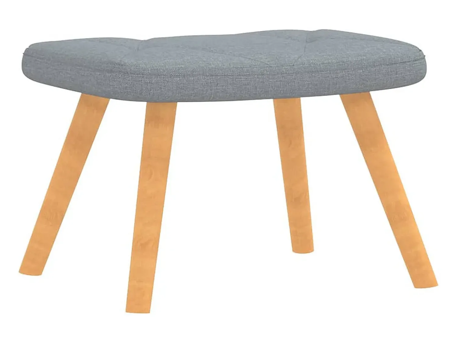 Poltrona | Cadeira Relax com banco tecido -claro SHL610419^ Poltrona