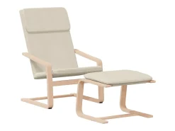 Poltrona | Cadeira Relax com banco p/ pés tecido cor SHL137163^ Poltrona