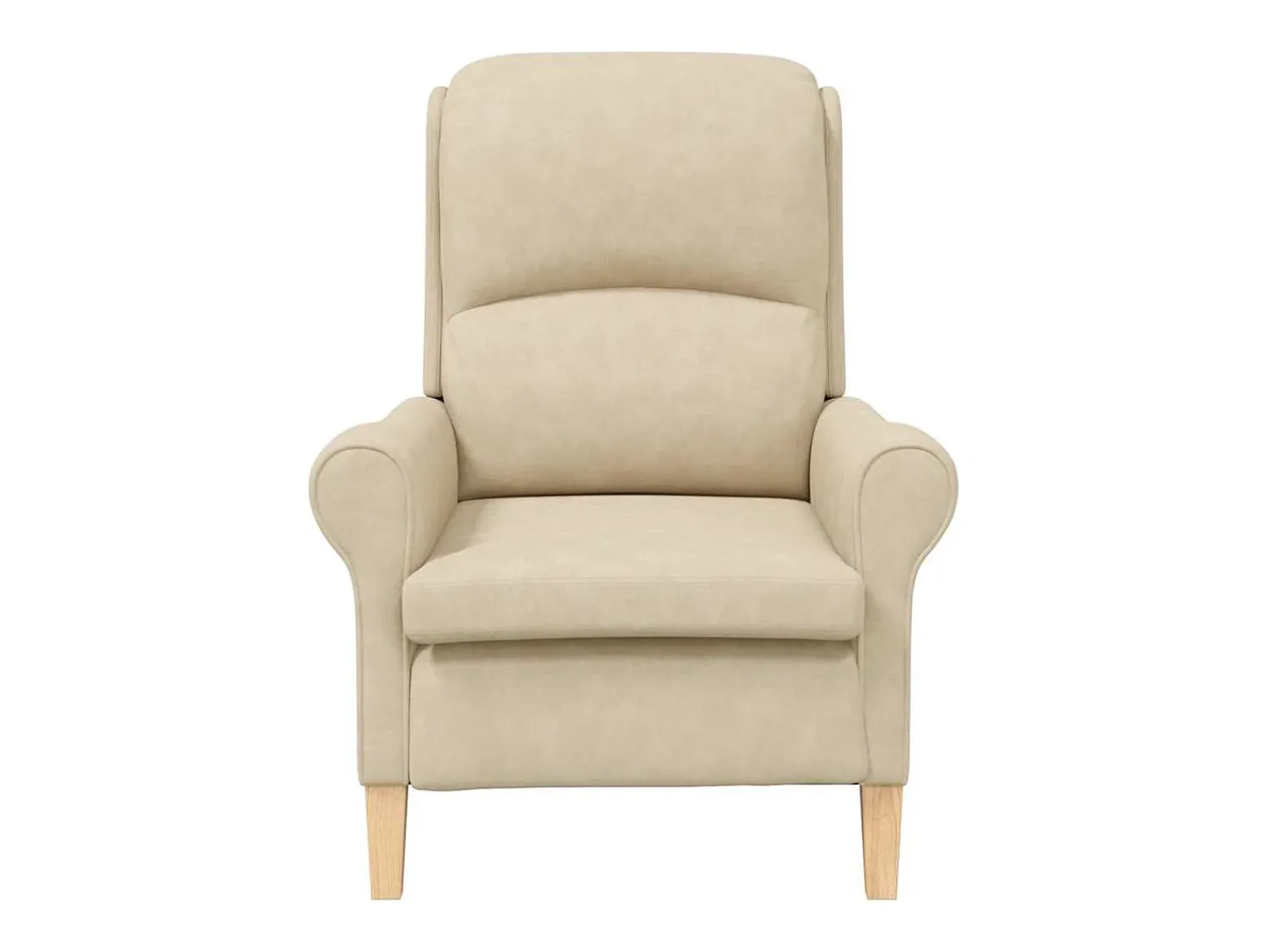 Poltrona| Poltrona | Cadeira Relax 76x94x102 cm Microfibra SHL246774 Creme