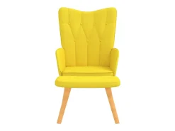 Online Poltrona | Cadeira Relax com banco tecido mostarda SHL523295 Amarelo