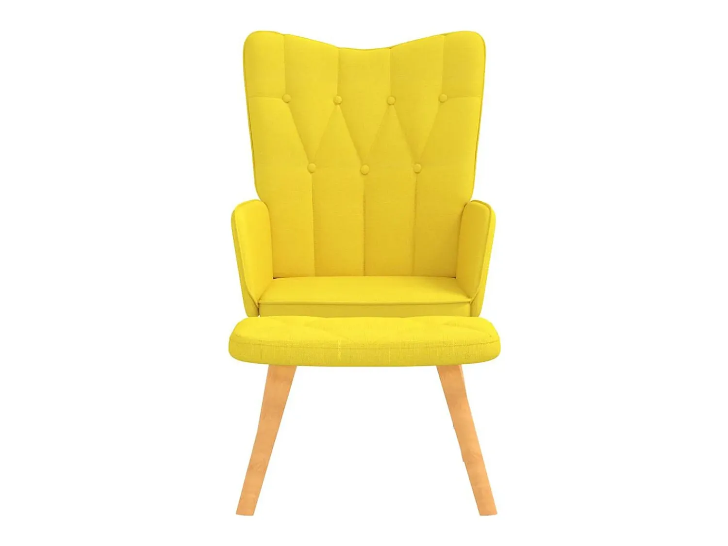 Online Poltrona | Cadeira Relax com banco tecido mostarda SHL523295 Amarelo