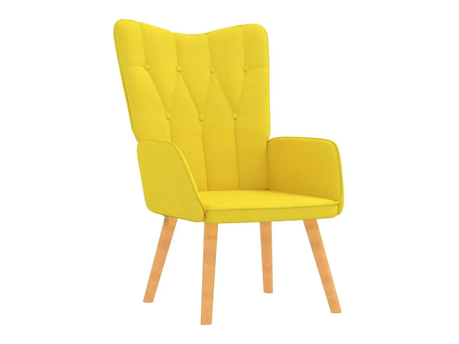 Online Poltrona | Cadeira Relax com banco tecido mostarda SHL523295 Amarelo