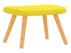 Online Poltrona | Cadeira Relax com banco tecido mostarda SHL523295 Amarelo