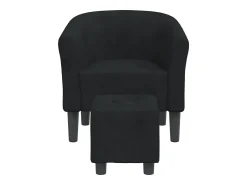 Poltrona | Cadeira Relax com apoio de pés veludo SHL831376^ Poltrona