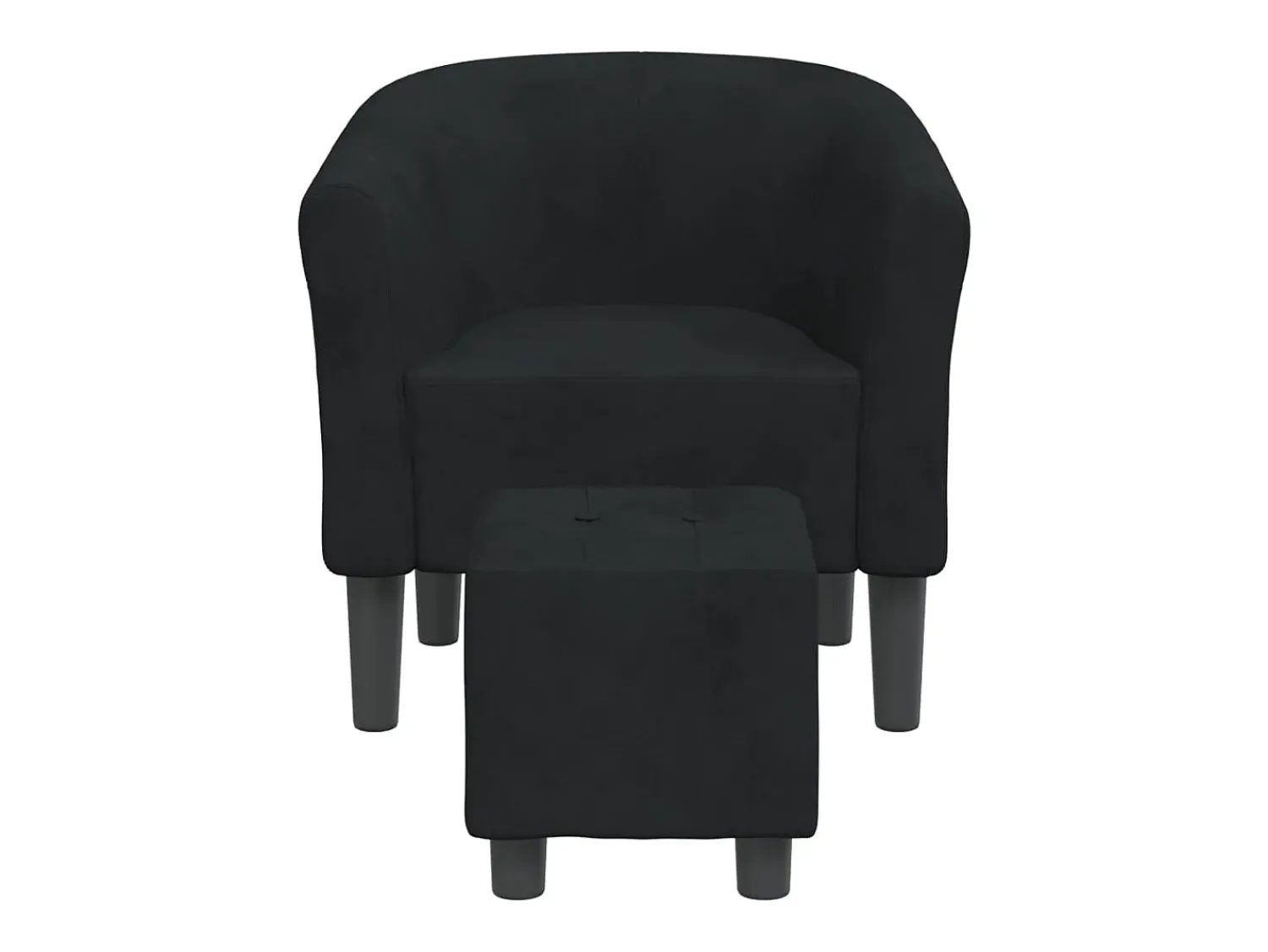 Poltrona | Cadeira Relax com apoio de pés veludo SHL831376^ Poltrona