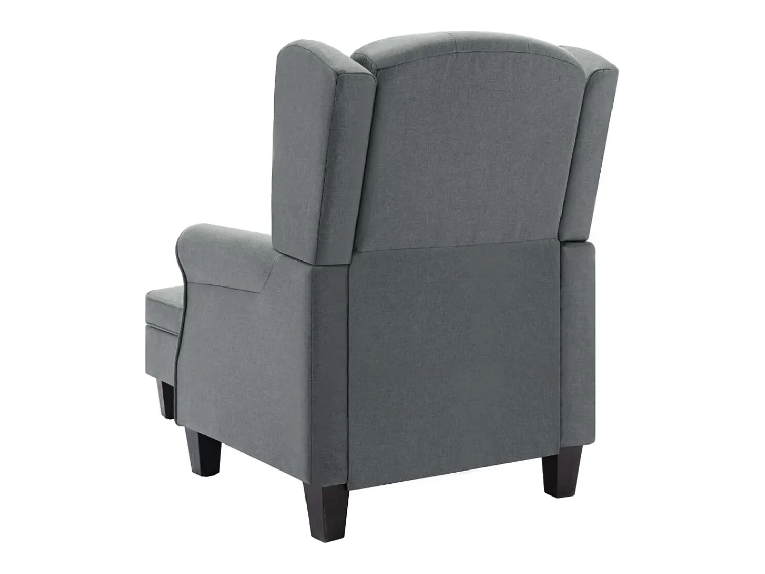 Poltrona| Poltrona | Cadeira Relax com apoio de pés tecido -claro SHL852445 Cinzento