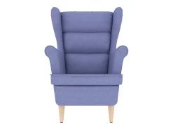 Poltrona* Poltrona | Cadeira Relax com apoio de braços 74x84x100 cm tecido ganga SHL649779 Azul