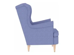 Poltrona* Poltrona | Cadeira Relax com apoio de braços 74x84x100 cm tecido ganga SHL649779 Azul