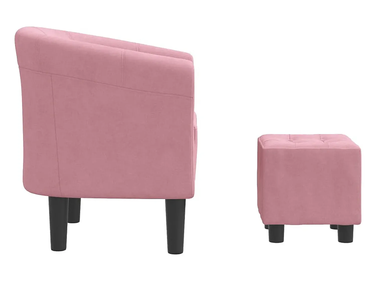 Poltrona | Cadeira Relax com apoio de pés veludo SHL723287^ Poltrona