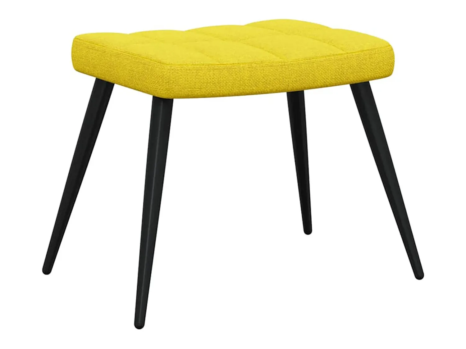 New Poltrona | Cadeira Relax com banco tecido mostarda SHL972587 Amarelo