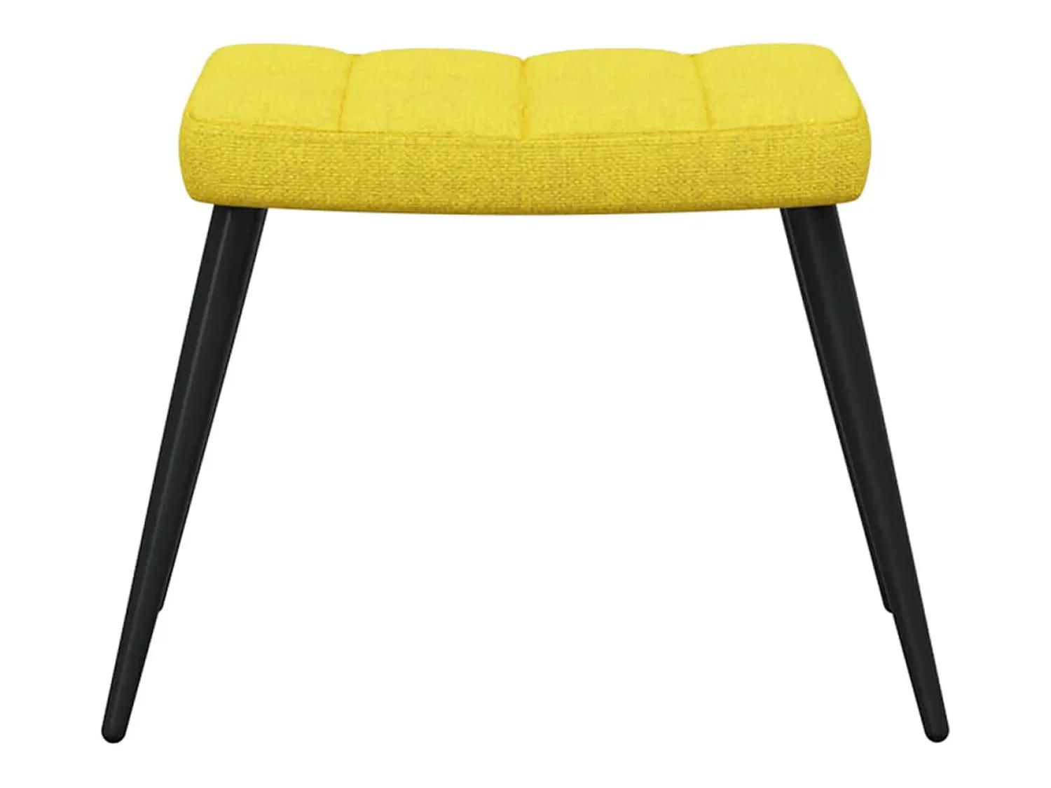 New Poltrona | Cadeira Relax com banco tecido mostarda SHL972587 Amarelo
