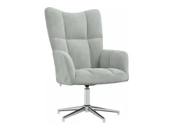 Poltrona | Cadeira Relax com banco veludo -claro SHL475672^ Poltrona
