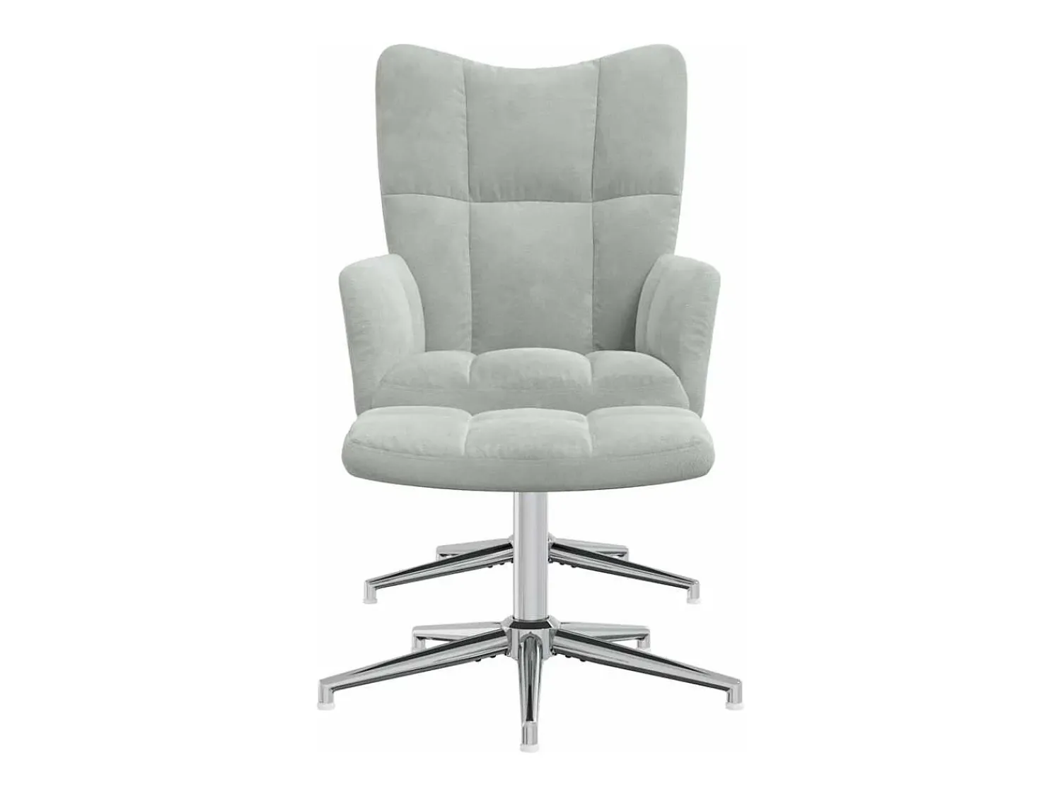Poltrona | Cadeira Relax com banco veludo -claro SHL475672^ Poltrona