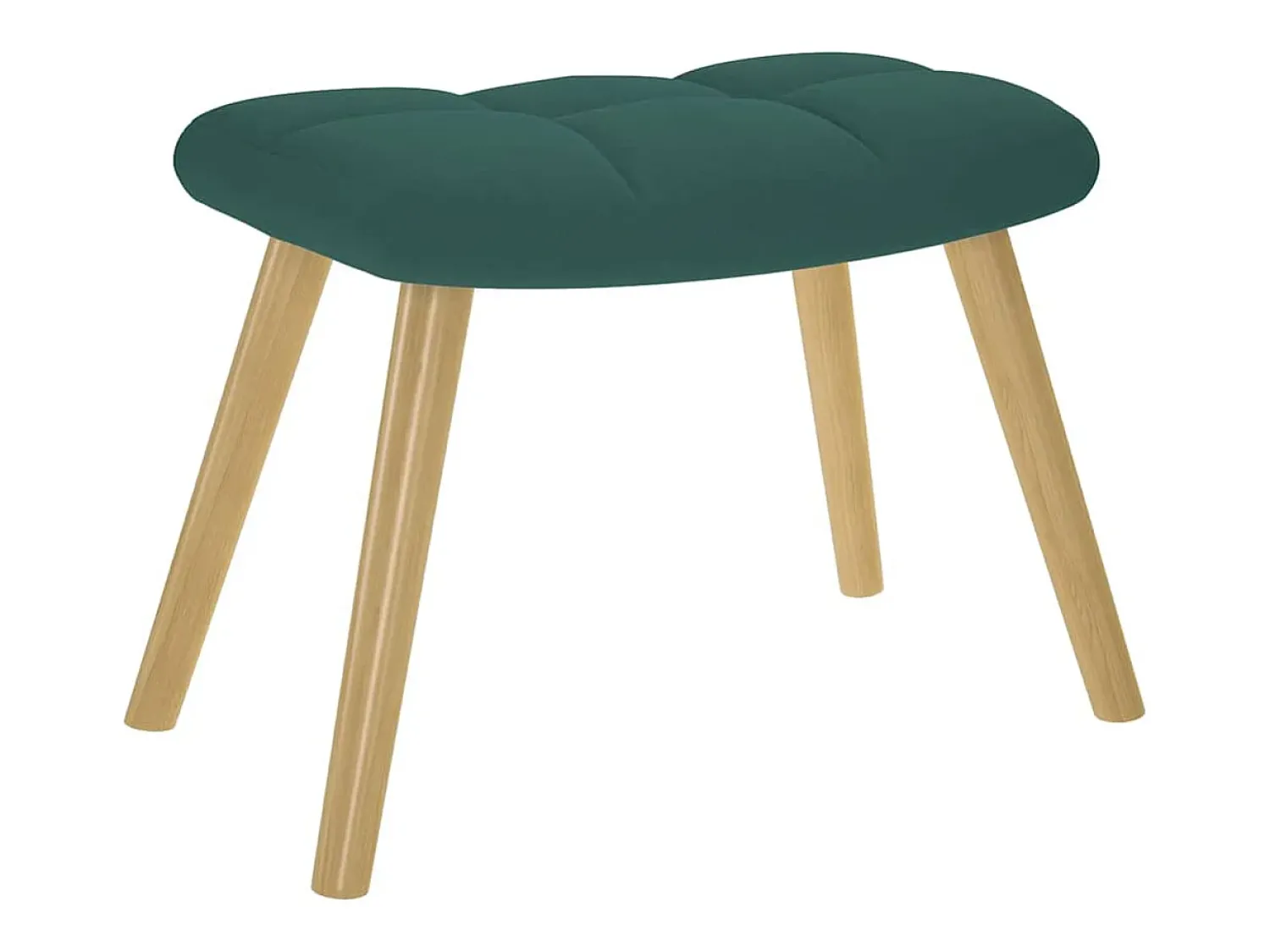 Best Poltrona | Cadeira Relax com banco p/ pés tecido verde-escuro SHL189919 Verde pinho