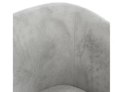 Outlet Poltrona | Cadeira Relax com apoio de pés veludo -claro SHL602481 Cinzento