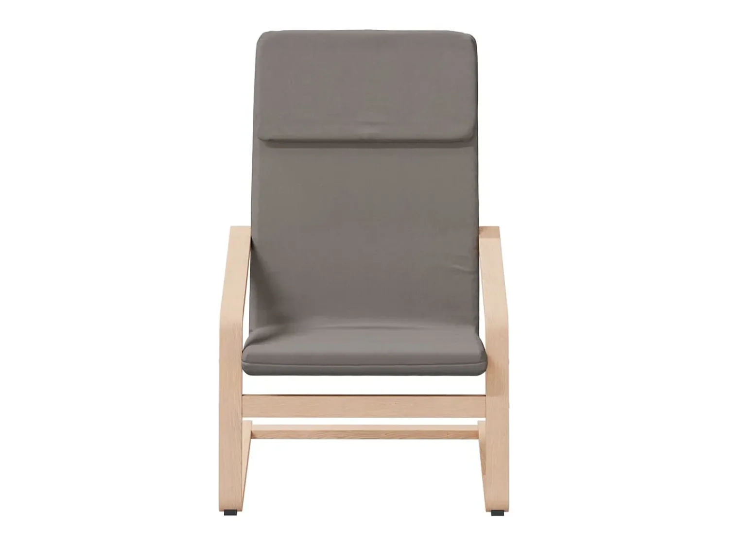 Poltrona* Poltrona | Cadeira Relax com banco p/ pés tecido cinza-acastanhado SHL323731 Taupe