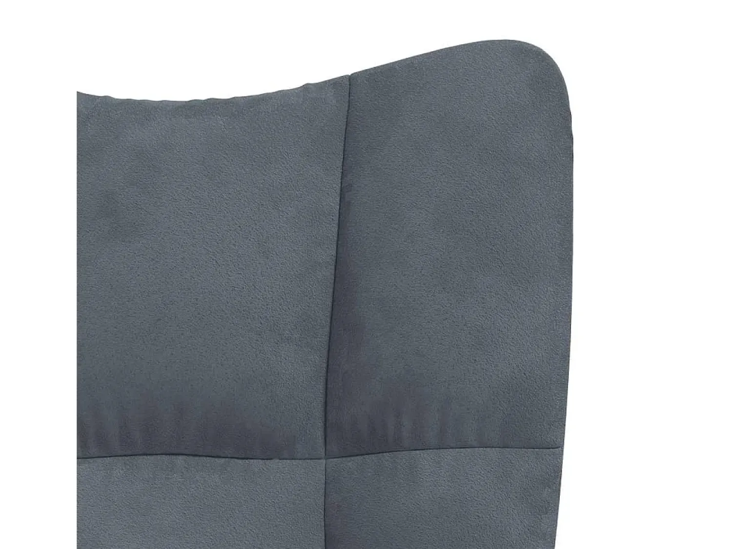 Sale Poltrona | Cadeira Relax com banco veludo cinzento-escuro SHL640119 Cinza antracite