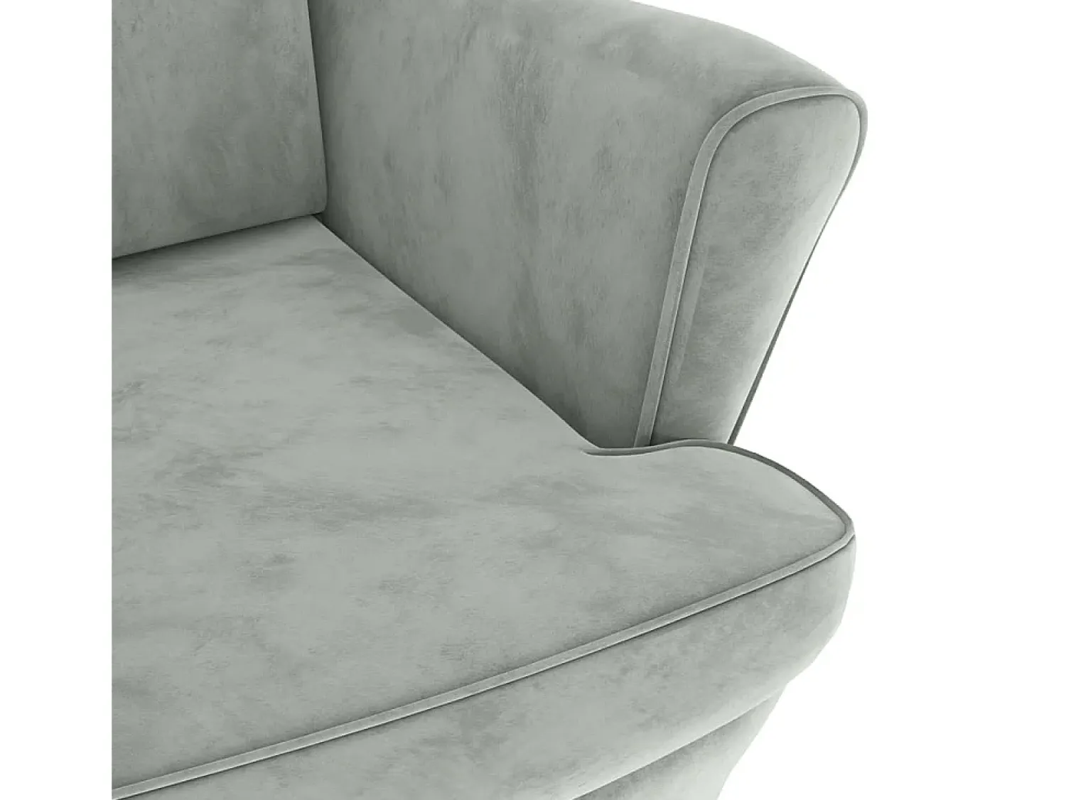 Poltrona | Cadeira Relax com banco veludo -claro SHL332935^ Poltrona