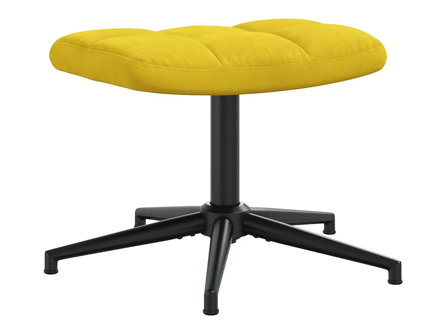 Poltrona* Poltrona | Cadeira Relax com banco veludo mostarda SHL220340 Amarelo