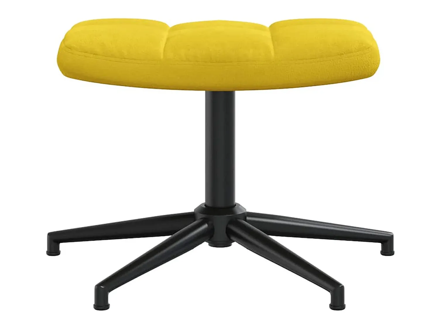 Poltrona* Poltrona | Cadeira Relax com banco veludo mostarda SHL220340 Amarelo