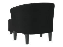 Clearance Poltrona | Cadeira Relax com apoio de pés tecido SHL136856 Preto