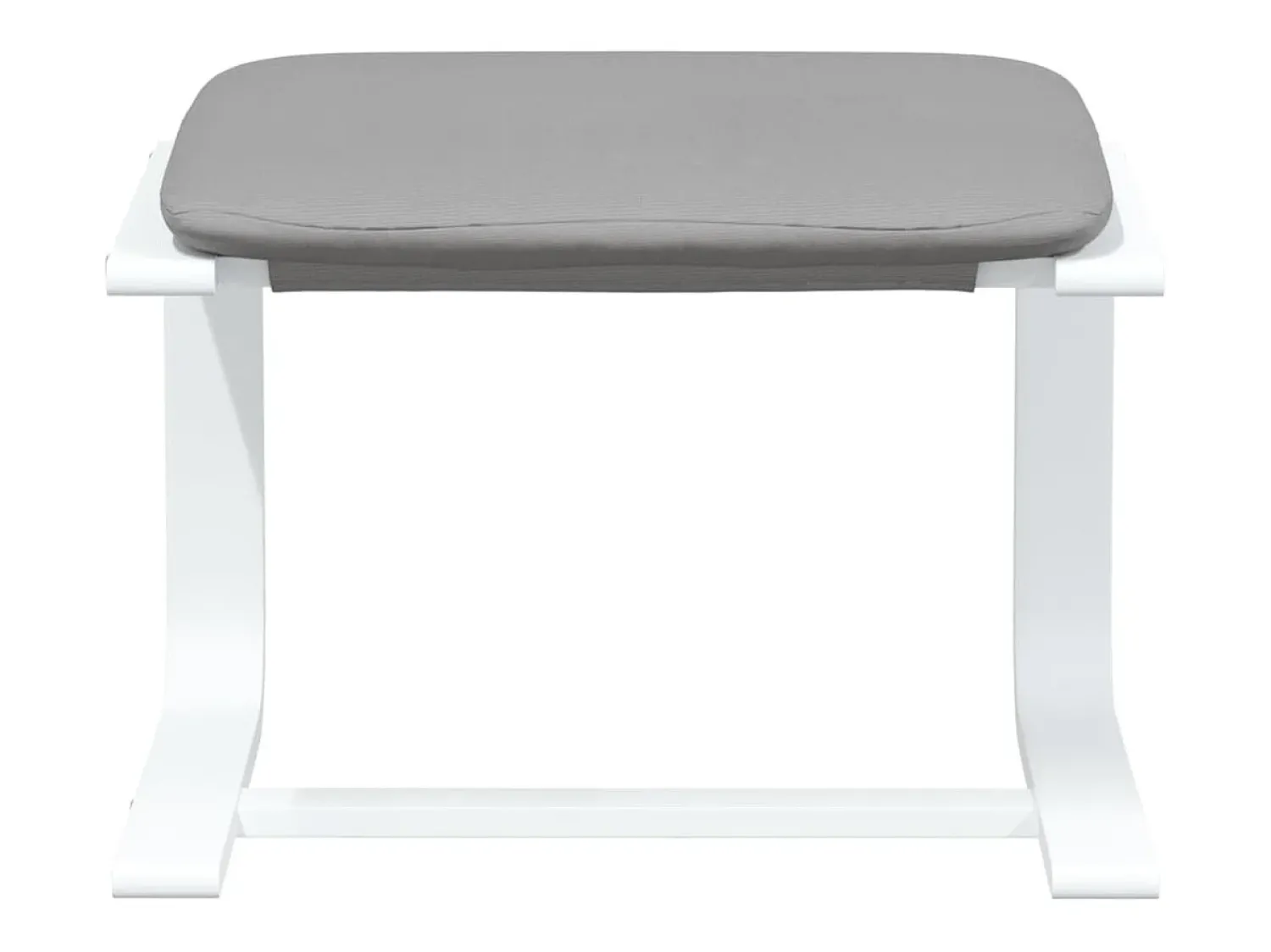 Poltrona | Cadeira Relax com banco p/ pés tecido cinza-claro SHL113497^ Poltrona