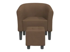 Poltrona | Cadeira Relax com apoio de pés tecido SHL135938^ Poltrona