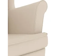 Poltrona* Poltrona | Cadeira Relax com apoio braços 74x84x100 cm tecido de linho SHL282964 Branco