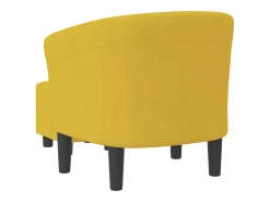 Poltrona| Poltrona | Cadeira Relax com apoio de pés veludo SHL59349 Amarelo