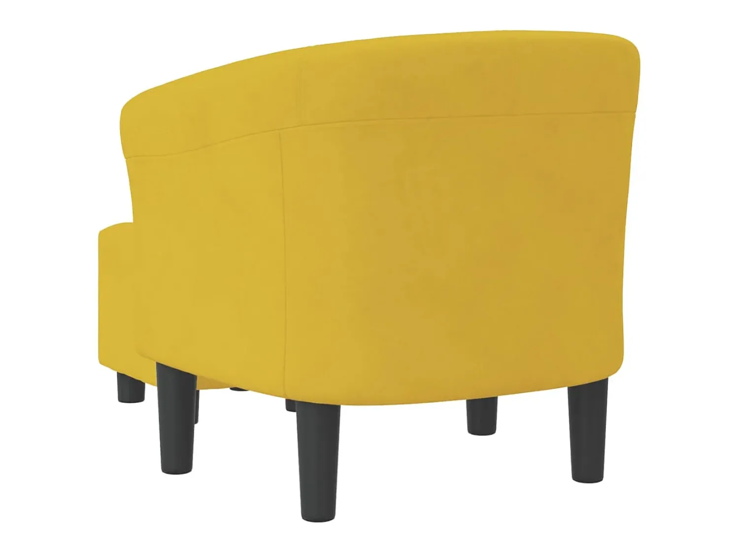 Poltrona| Poltrona | Cadeira Relax com apoio de pés veludo SHL59349 Amarelo