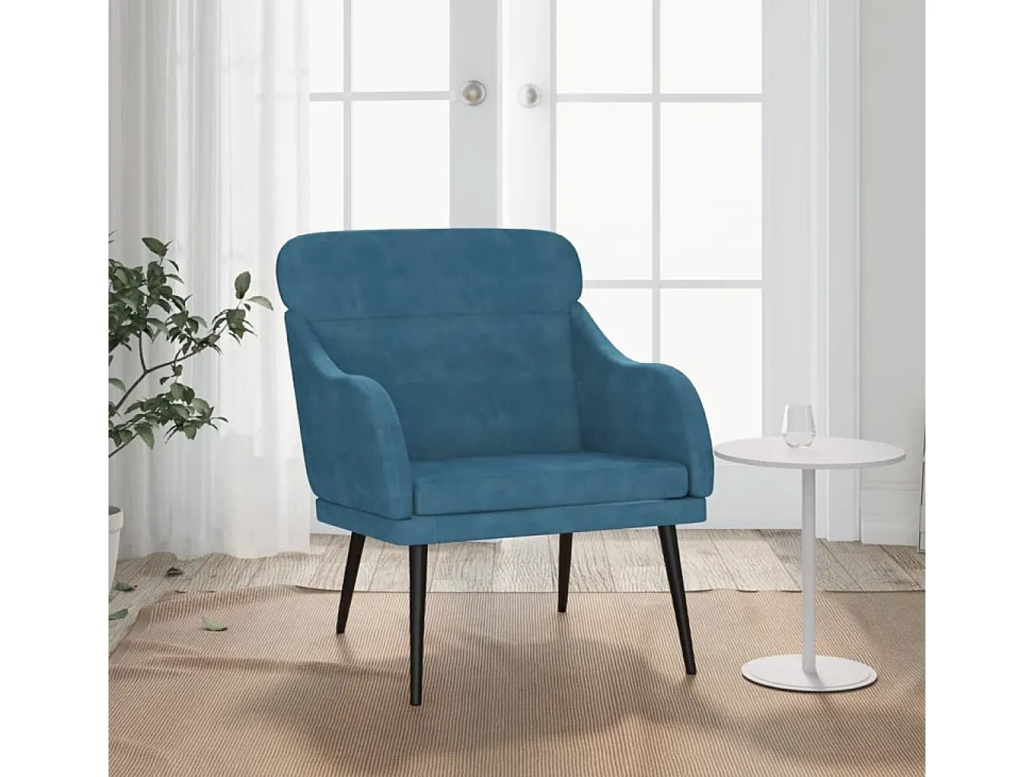 Poltrona | Cadeira Relax com apoio de braços 63x76x80 cm veludo SHL859364^ Poltrona