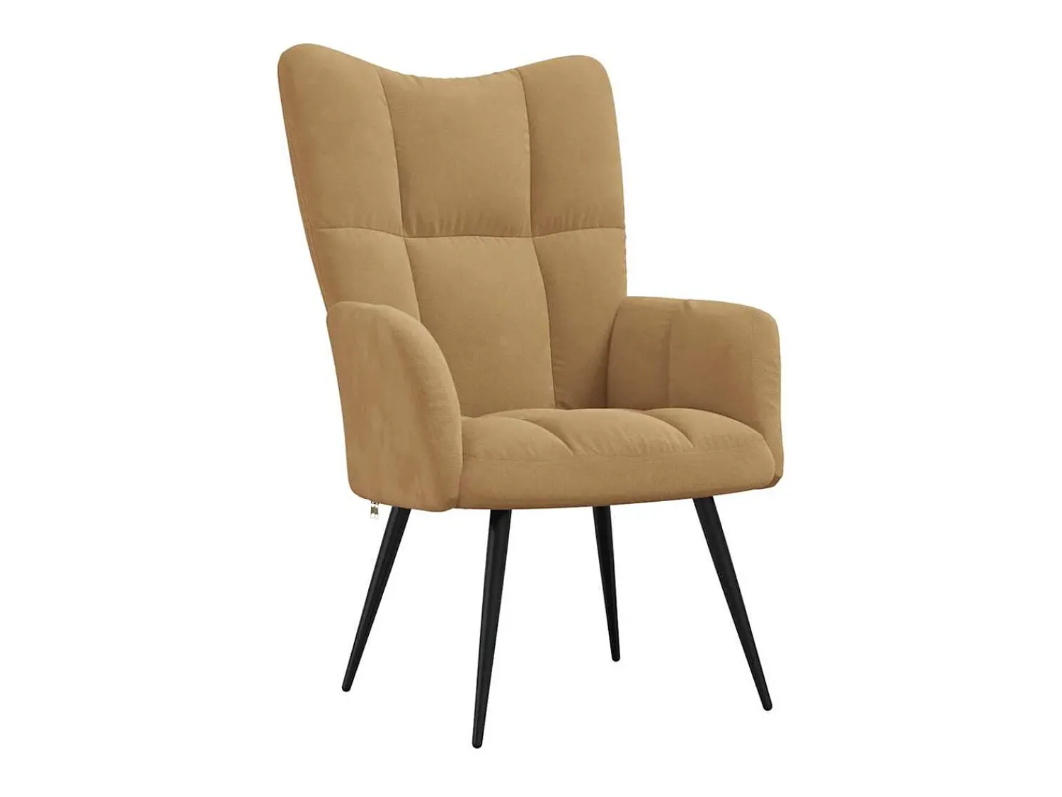 Poltrona| Poltrona | Cadeira Relax com banco veludo SHL722078 Castanho