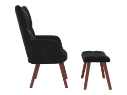 Poltrona | Cadeira Relax com banco veludo SHL645016^ Poltrona