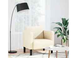 Poltrona* Poltrona | Cadeira Relax com apoio de braços 54 cm tecido corduroy SHL306567 Creme