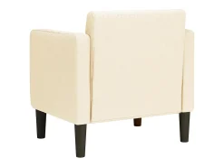 Poltrona* Poltrona | Cadeira Relax com apoio de braços 54 cm tecido corduroy SHL306567 Creme
