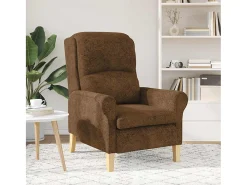 Poltrona* Poltrona | Cadeira Relax 76x94x102 cm Couro sintético SHL885075 Castanho