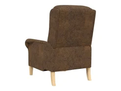 Poltrona* Poltrona | Cadeira Relax 76x94x102 cm Couro sintético SHL885075 Castanho