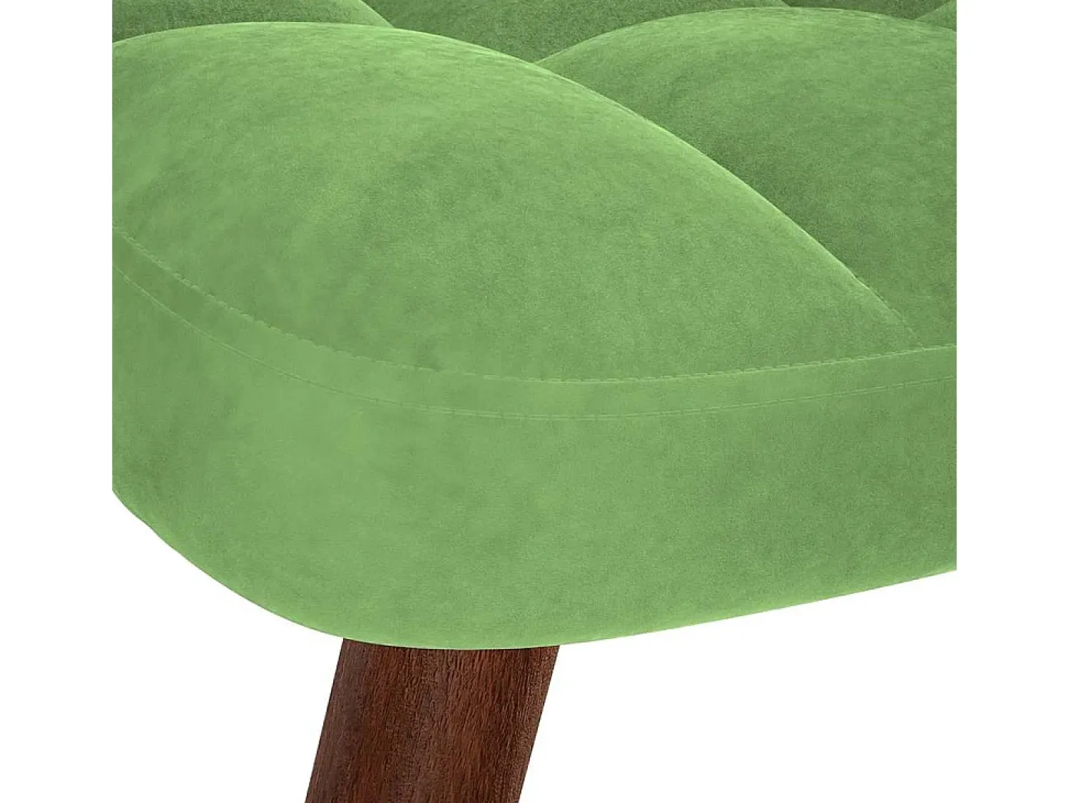 Poltrona| Poltrona | Cadeira Relax com banco veludo -claro SHL481966 Verde
