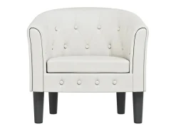 Poltrona| Poltrona | Cadeira Relax couro artificial SHL676960 Branco