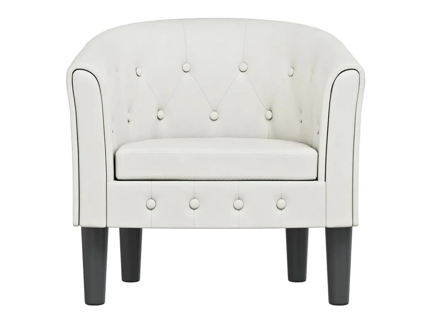 Poltrona| Poltrona | Cadeira Relax couro artificial SHL676960 Branco